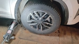 Замена подкрылка китайского Skoda Kodiaq NS7 рестайлинг на аналог от европейца