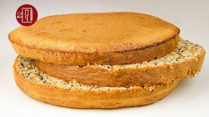 Бисквит Ореховый Не Нуждающийся в ПРОПИТКЕ ! Отличная ОСНОВА ДЛЯ ТОРТА