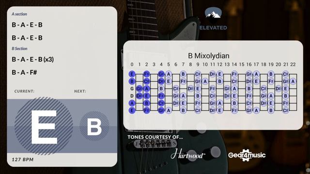 Outlaw Blues Rock Rock Guitar Backing Track Jam in B