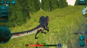 дейноних 2 минутноя ходьба и гледелки с париком и полёт с зухоиииа!!!!!