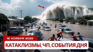 Новости Сегодня 16.11.2025 -  Катаклизмы за сегодня, ЧП, События Дня | Китай Россия Европа Индия США