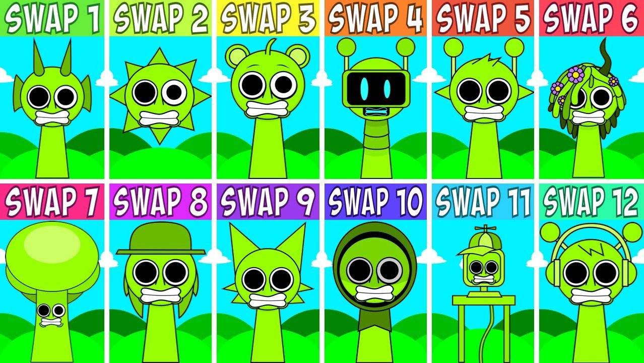 SPRUNKI: ФАЗА 1 — ВСЕ ПЕРСОНАЖИ В РЕЖИМЕ SWAP! ⚛️🎭 смотреть онлайн