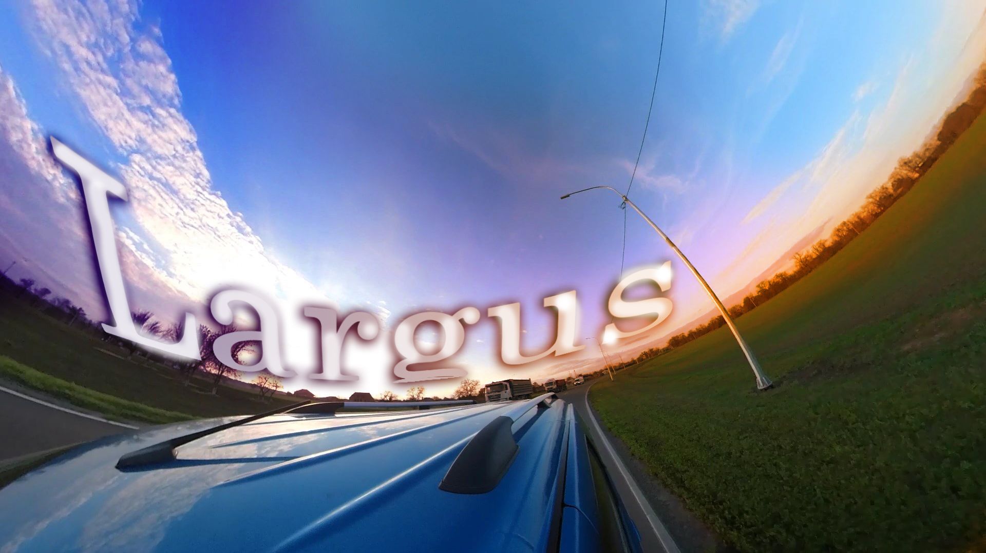 Вид из Ларгуса на ходу #insta360 x2 #Largus смотреть онлайн