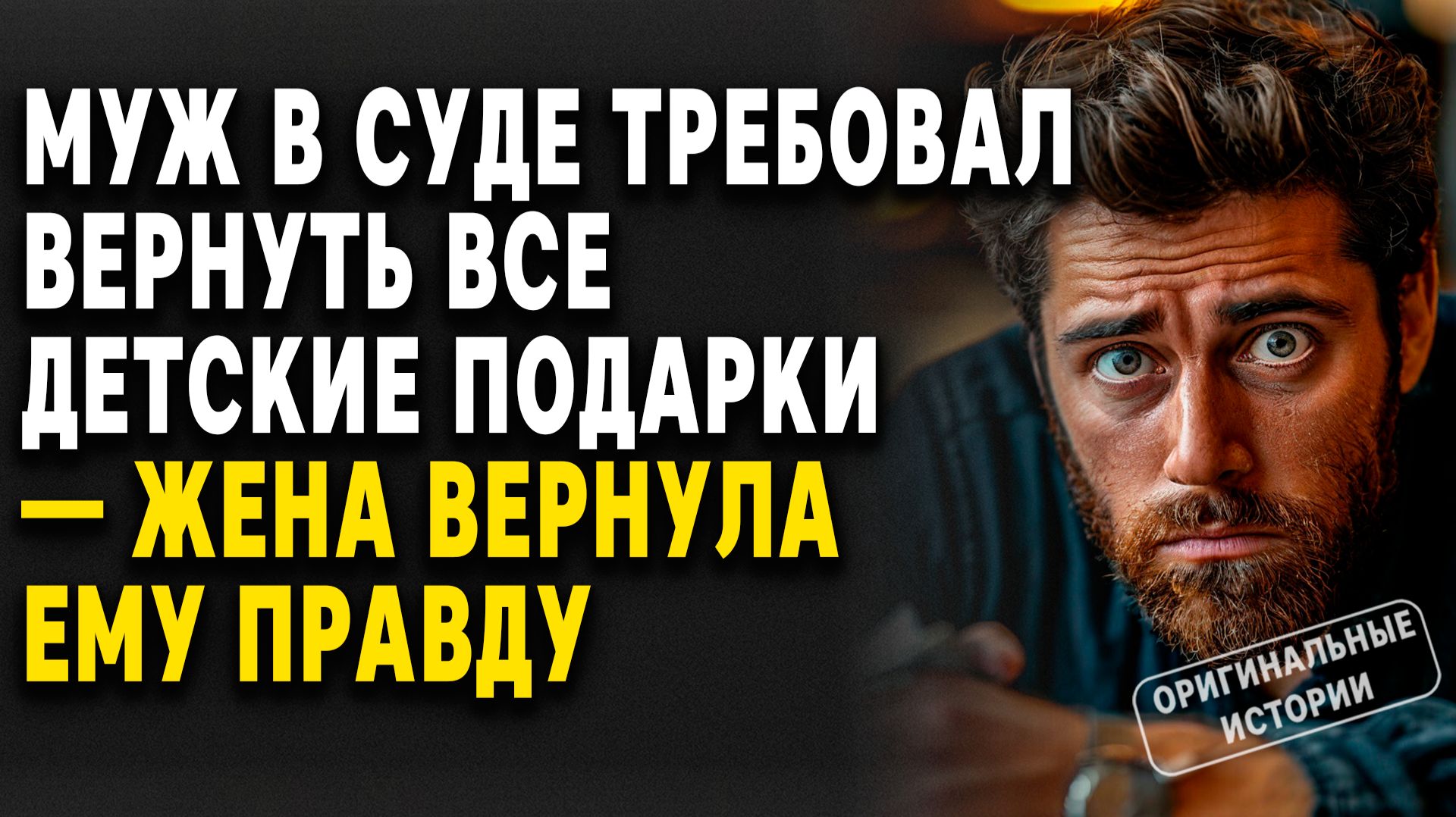 МУЖ в суде ТРЕБОВАЛ ВЕРНУТЬ все детские ПОДАРКИ — ЖЕНА ВЕРНУЛА ЕМУ ПРАВДУ. Слушать аудиорассказы смотреть онлайн