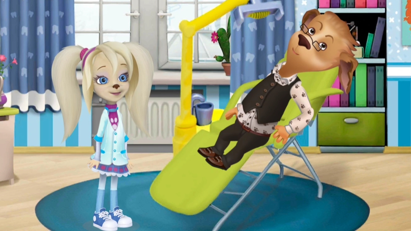 БАРБОСКИНЫ. ВРАЧ. ЛИЗА СТОМАТОЛОГ. МУЛЬТФИЛЬМ ИГРА смотреть онлайн