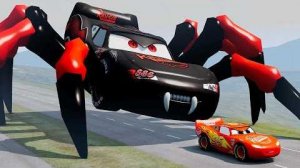 Эпический побег от Зомби-Пожирателя Молний Маккуина, Пожирателя Огненных Машин｜BeamNG.Drive