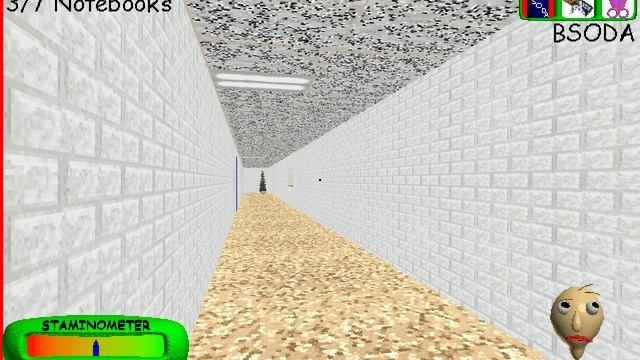 Балди ускорен(Slap Speed) в 3x. Baldi's Basics Classic Remastered Прохождение. смотреть онлайн