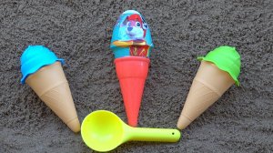 Открываем яйцо сюрприз игрушка Щенячий Патруль | мультик для малышей | учим цвета и цифры | Песенки