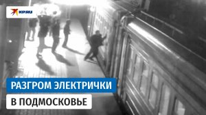 Подростки разгромили электричку и напали на помощника машиниста