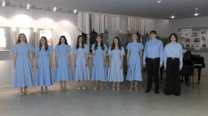 Вокальный ансамбль "Фантазия". II Средняя группа Б. Муз. А. Бурцева, сл. И. Бунина «Настанет день»