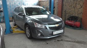 Замена помпы системы охлаждения на Chevrolet Cruze 1,8 Шевроле Круз 2015 года