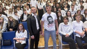 Высоцкий за партой - школа №158 (2025)