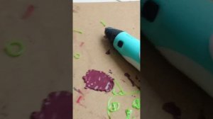 Плавание пластилина 3-D ручкой