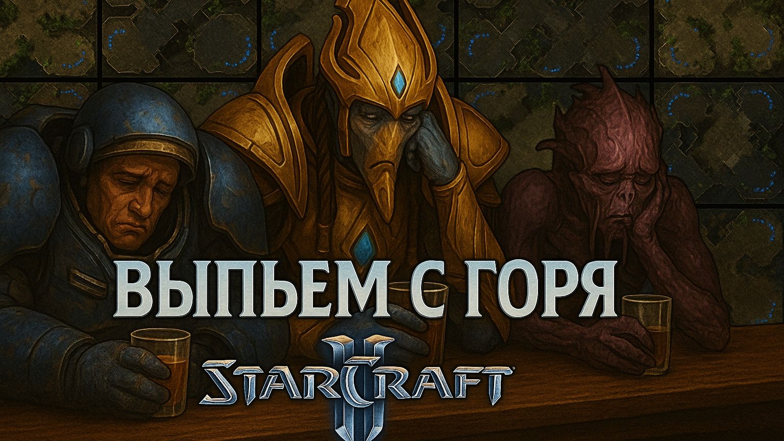 Мы с @Kato продолжаем, НО НЕЛЬЗЯ сказать что успешно❕ #StarCraft 2 🌠 (кастомки) смотреть онлайн