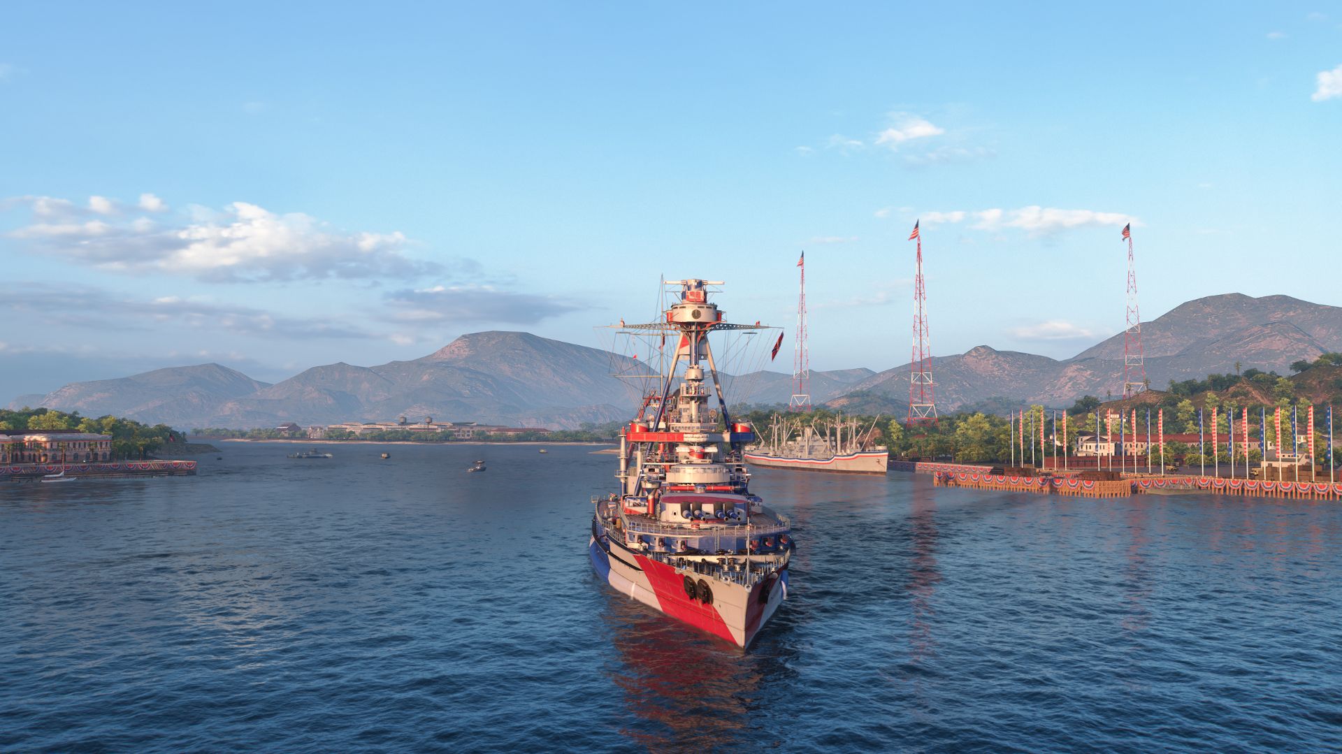 World of Warships. Бой на линкоре "Нормандия" смотреть онлайн