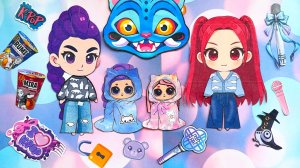 K-pop Охотники на демонов / Бумажные куколки