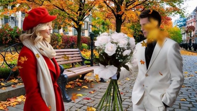 В подворотне осень с ветром танцевала