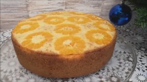 Пирог с мандаринами. Простой рецепт пирога. Вкусная домашняя выпечка
