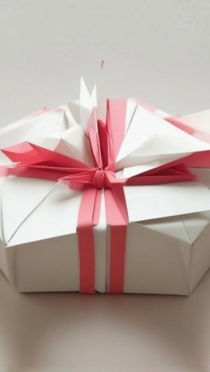 Подарочная коробочка оригами