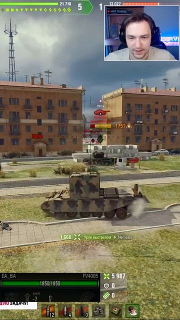 СОЧНЫЕ ПРОБИТИЯ НА FV4005 У СЕРВЕРА! #iserveri #сервер #wot #миртанков смотреть онлайн