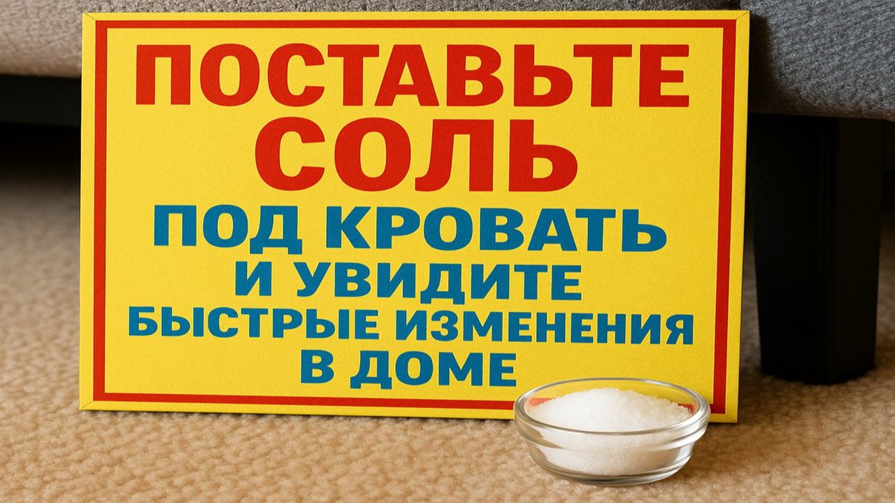 Почему люди ставят соль под кровать? Реальные изменения, которые начинаются уже через несколько дней смотреть онлайн