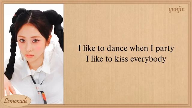 LE SSERAFIM 1-800-hot-n-fun Easy Lyrics