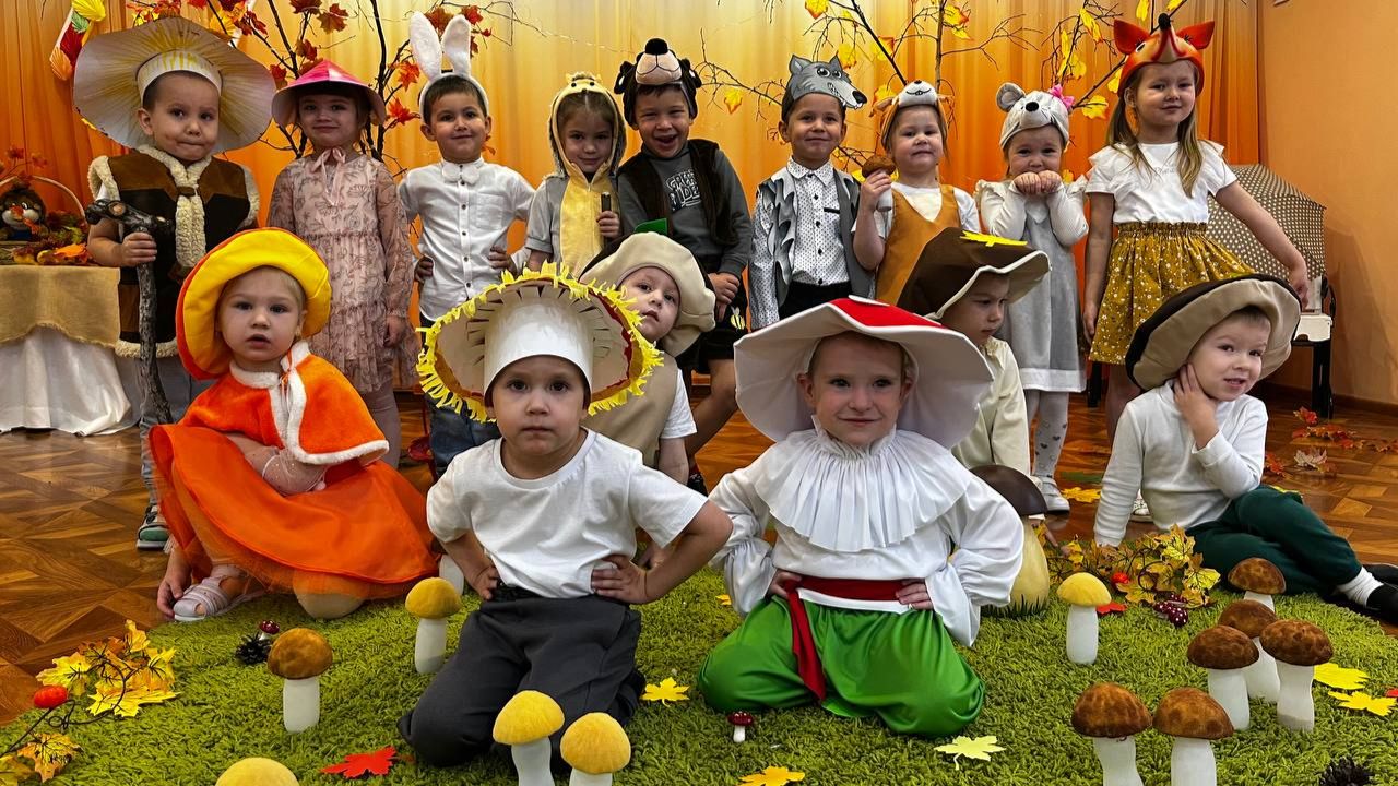 Сказка Как звери грибы собирали