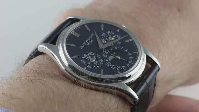 Обзор роскошных часов Patek Philippe Grand Complications с вечным календарем 5140P-001