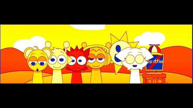 заставка sprunki Incredibox с эффектами screensaver with effects смотреть онлайн