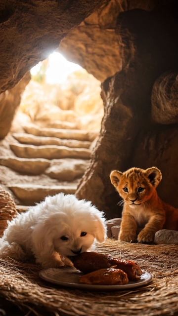 Тебе снится сон, что ты в прошлой жизни был белой собачкой и выживал в диком лесу... смотреть онлайн