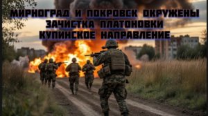 Новости СВО Сегодня-Мирноград и Покровск окружены Зачистка Платоновки Купинское направление