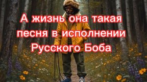 А ЖИЗНЬ ОНА ТАКАЯ.  Душевная песня в исполнении Русского Боба.