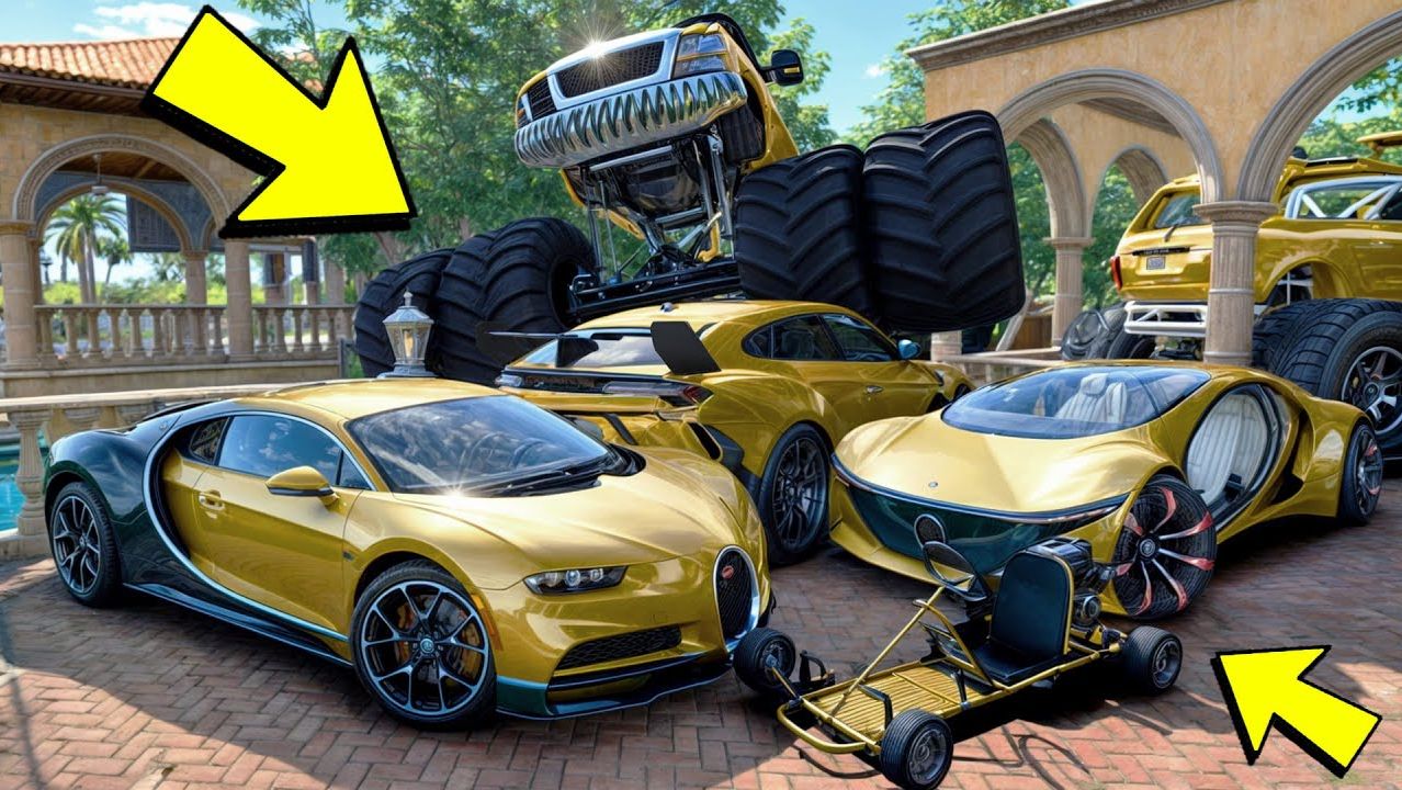 Угнал кучу золотых чит тачек у мажора в GTA 5! Битва воров в ГТА 5 Онлайн! смотреть онлайн