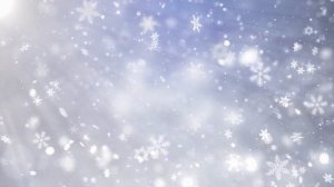 Светлый снежный фон // Футаж