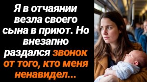 Жизненные Истории/Я в отчаянии везла своего сына в приют, но внезапно раздался звонок от того