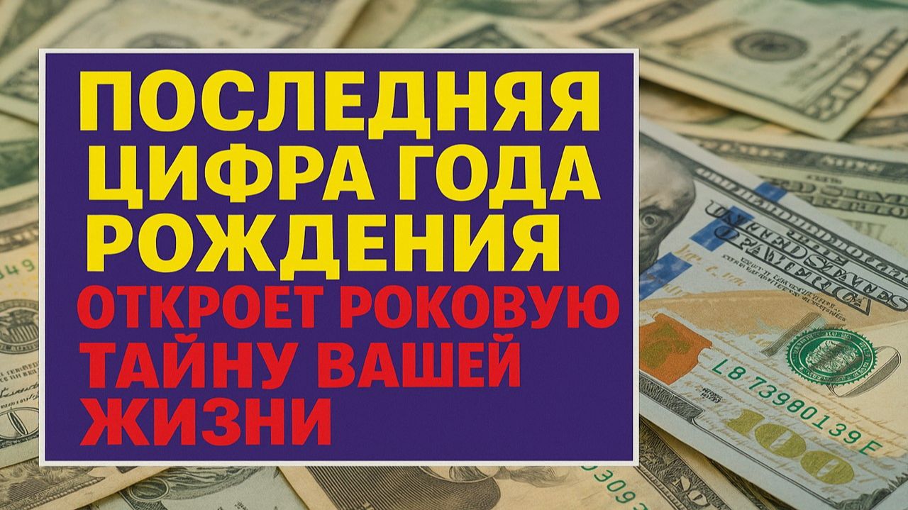 Узнайте, что последняя цифра года рождения говорит о вашей судьбе и почему это влияет на всё в жизни смотреть онлайн
