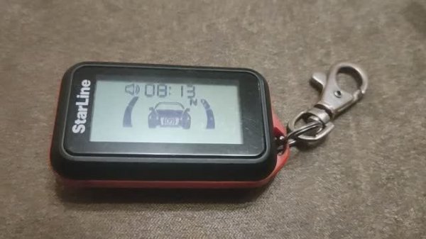 StarLine E96. Настройка времени на брелке