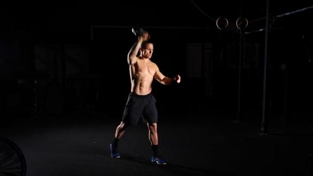 Рывок гири с виса в сплит позиции / Split Stance KB Snatch смотреть онлайн