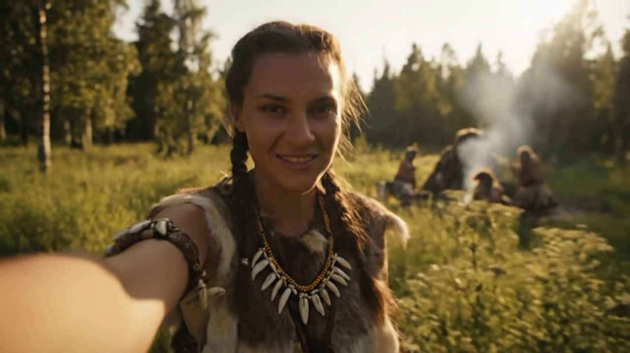 Если бы у пещерного жителя был iPhone — кости Balenciaga и пещера в ипотеку смотреть онлайн