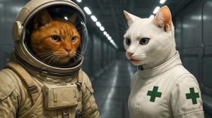 Влог рыжего кота на Луне