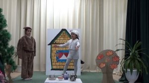 Детский театральный коллектив «Радуга» спектакль «Кот и Лиса» Убинский сельский клуб