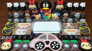 💖 ЧЁРНЫЙ Слайм АСМР 💖 Распаковка слаймов 💖 Микс крутых слаймов 💖