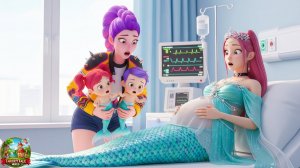 KPOP Demon Hunters Малышка Руми Спасает беременную Русалку Миру От Опасности