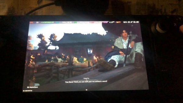 Where Winds Meet геймплей на Steam Deck LCD