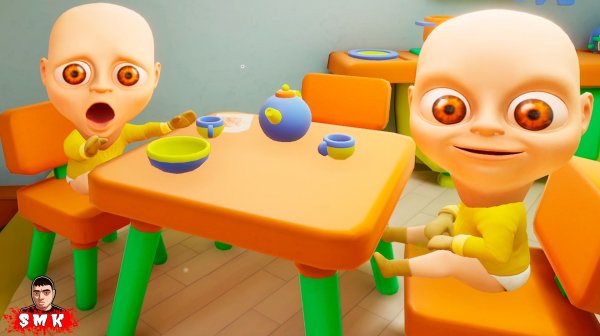 ОЧУМЕТЬ ЗДЕСЬ ДВА МЛАДЕНЦА В ЖЁЛТОМ!ИГРА THE BABY IN YELLOW CROWN CHILDCARE ПРОХОЖДЕНИЕ!АДСКИЙ МАЛЫШ