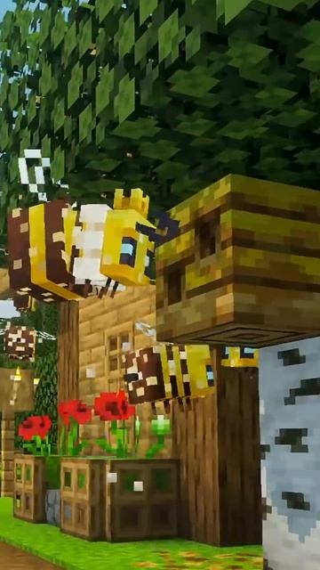 Майнкрафт Actions & Stuff ПЧЕЛИНА КОРОЛЕВА #minecraft #shorts смотреть онлайн