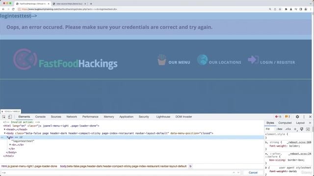 5. Discovering an XSS in a HTML Comment смотреть онлайн