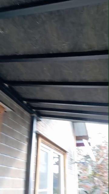 Переделываем входную группу. Установка навеса.