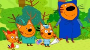 ТРИ КОТА / ПРОГУЛКА КАРАМЕЛЬКИ КОМПОТА И ДЕДУШКИ ПО ЛЕСУ - МУЛЬТИК ТРИ КОТА