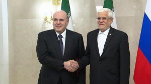Михаил Мишустин встретился с первым вице-президентом Ирана Мохаммадом Резой Арефом.